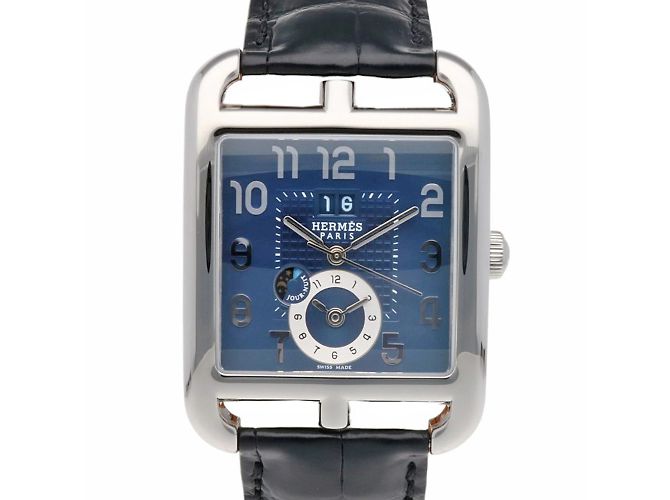 Montre-bracelet Hermès Cape Cod GMT Argenté