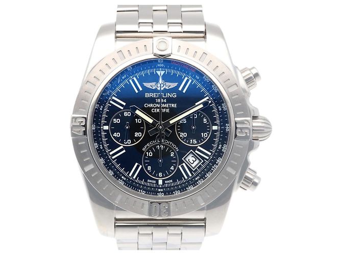 Breitling Chronomat Automatik-Armbanduhr Silber