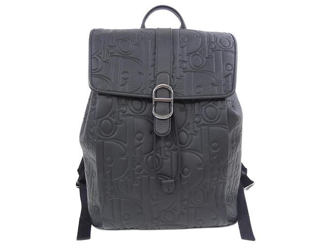 Christian Dior Dior Daily Backpack in Gravity Leather