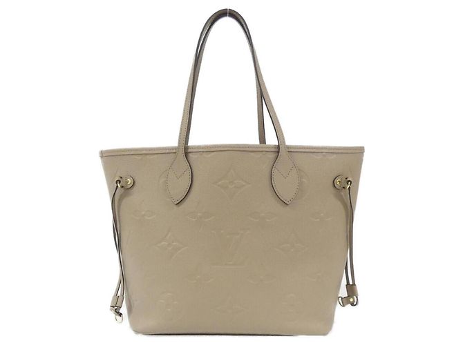 Neverfull MM Handtasche aus Monogram Empreinte von Louis Vuitton Grau