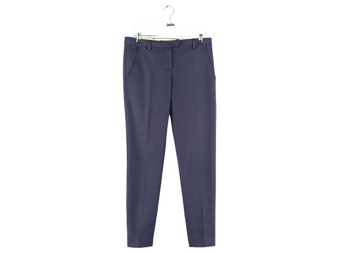Moncler Calça slim de algodão marinho Azul marinho