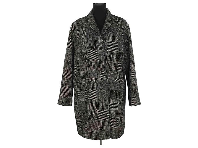 Pomandère Black wool coat
