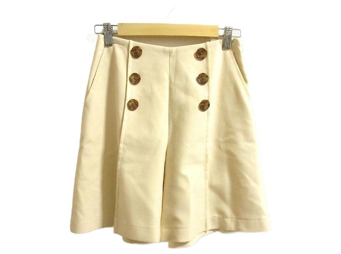 Autre Marque Shorts curtos marinheiro ADEAM Bege
