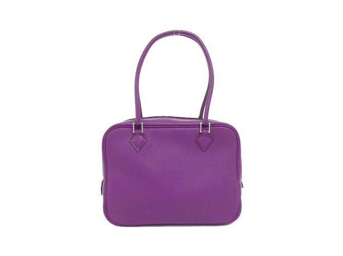 Bolsa Mini Plume Hermès Roxo