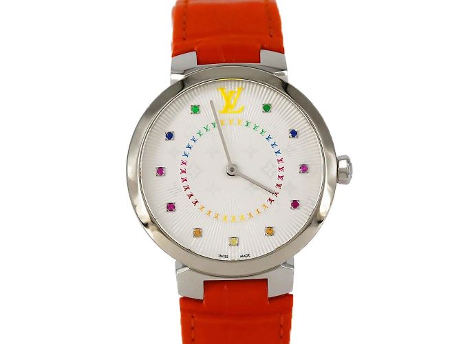Relógio Quartz Louis Vuitton Tambour Slim 11P QA159