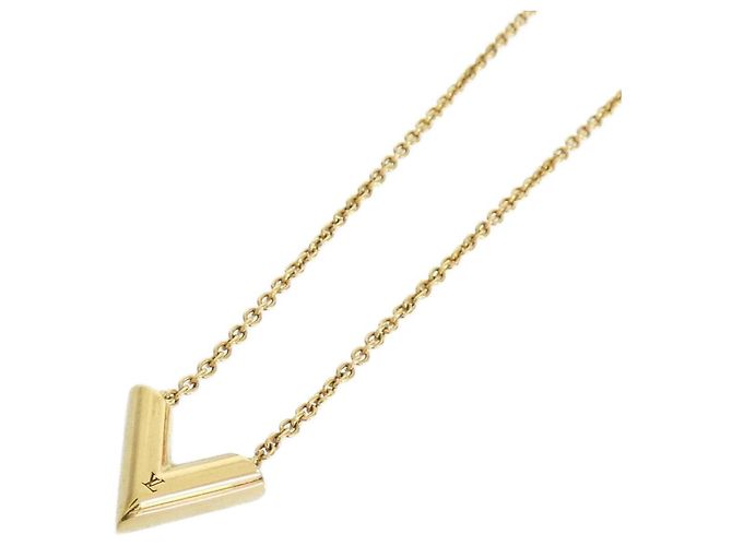 Collana Essenziale V Louis Vuitton M61083 D'oro