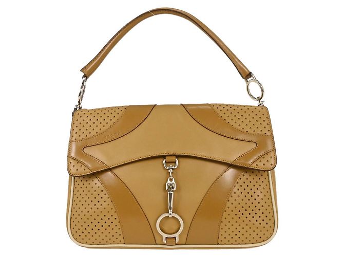 Prada Vitello Drive Leather Marron