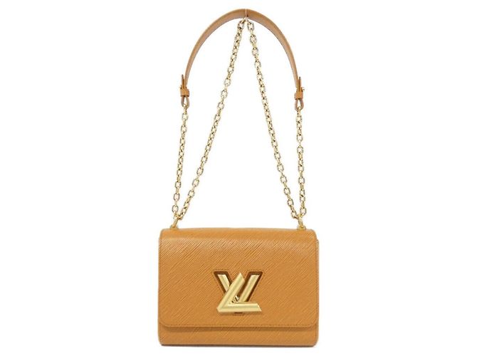 Bolso de Hombro Epi Twist MM de Louis Vuitton Caramelo