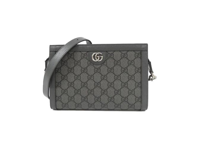 Bolsa de Ombro Ophidia da Gucci Marrom Preto