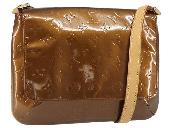 Louis Vuitton Thompson Street Monogram Vernis Medium Marrone