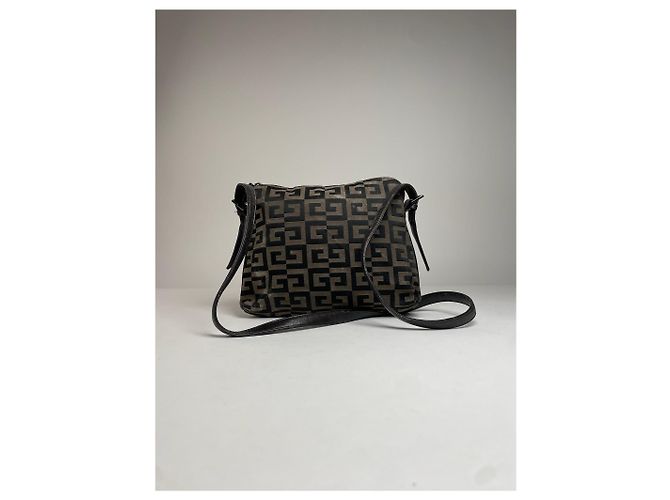 Sac à épaule vintage Givenchy monogramme marron