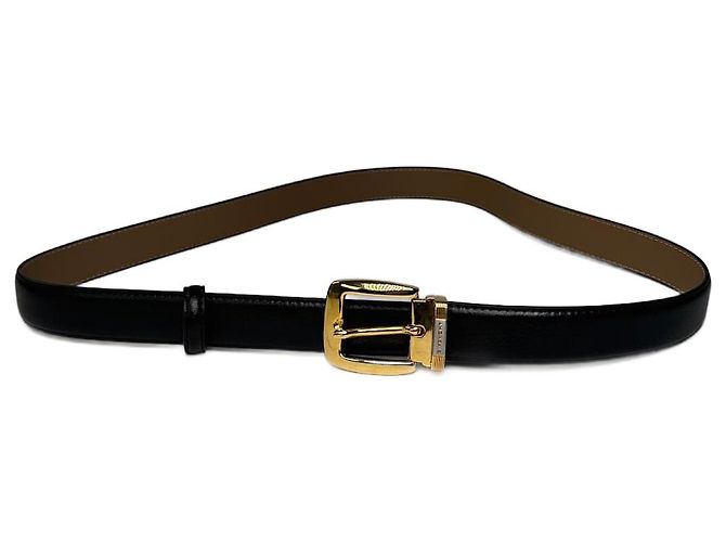 Cintura in pelle vintage Givenchy nera Nero