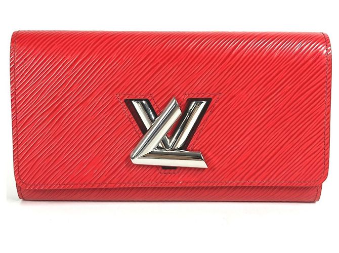 Cartera Larga Twist Epi Louis Vuitton Roja