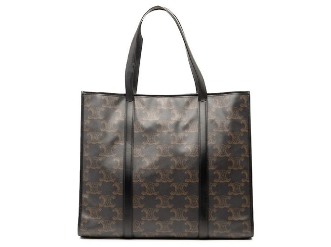 Céline Sac Tote Triomphe Celine Marron Noir