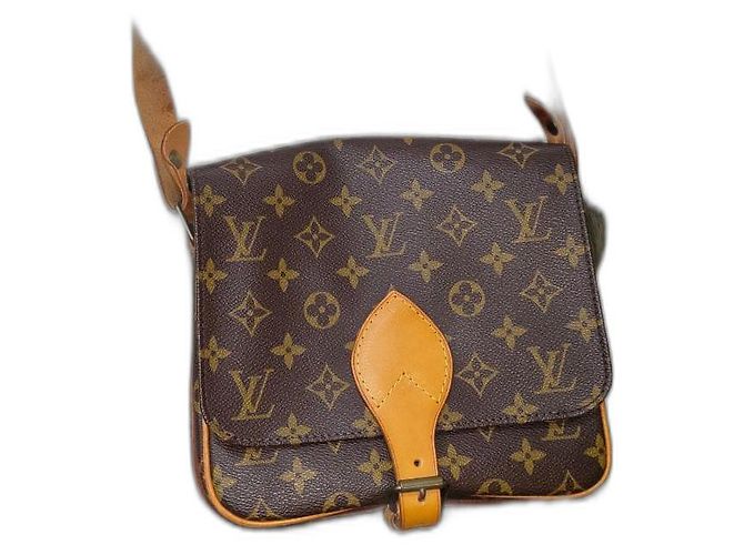 Louis Vuitton Cartouchière Monogram Toile Marron