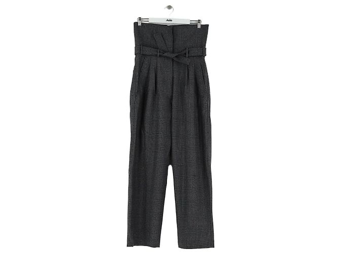 Loewe Calça larga de algodão cinza