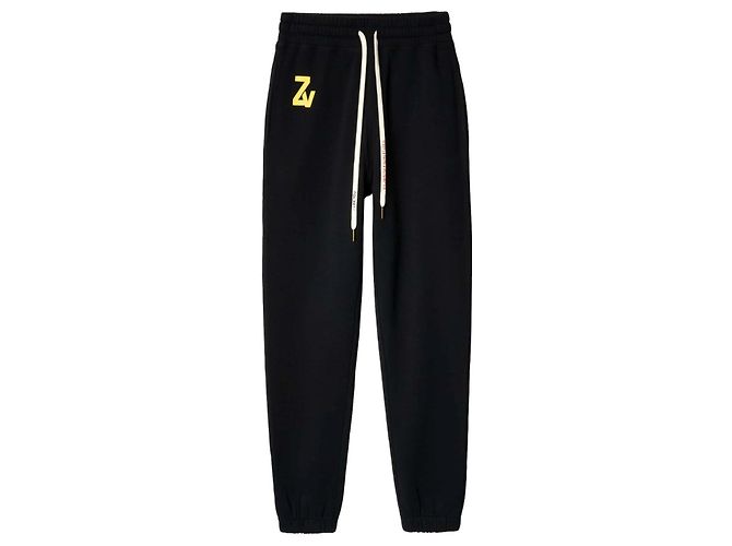 Zadig & Voltaire Steevy Jogginghose aus schwarzer Baumwolle
