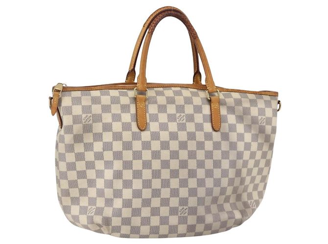 Louis Vuitton Riviera Handtasche Damier MM Weiß