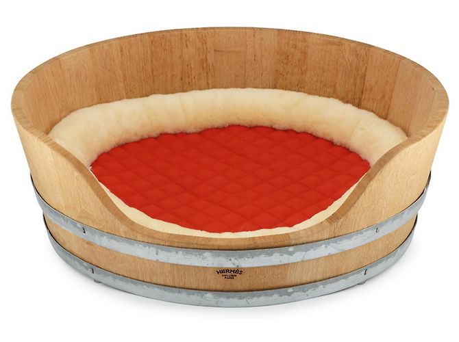 Cama para perro Hermès MM Natural/Fu