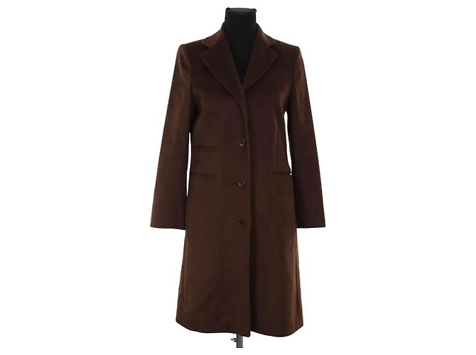 Eric Bompard Manteau en cachemire marron