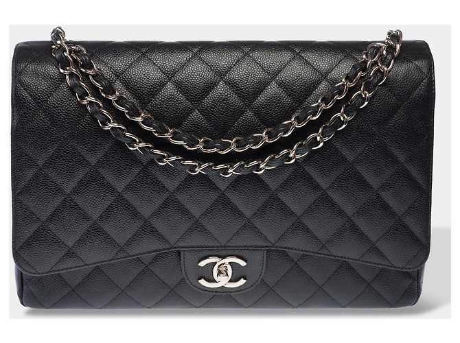 Bolsa CHANEL Timeless/Classique em Couro Preto - 103130
