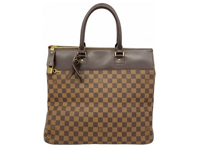 Borsa Boston Damier Greenwich PM Louis Vuitton Damier ebene
