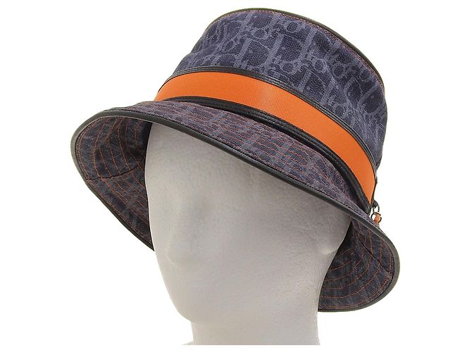 Gorra de algodón Christian Dior Azul
