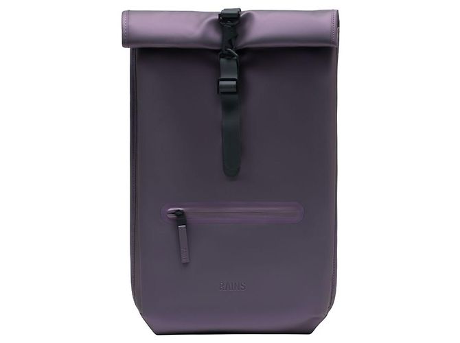 Mochila Rolltop W3 - RAINS - Sintético - Púrpura