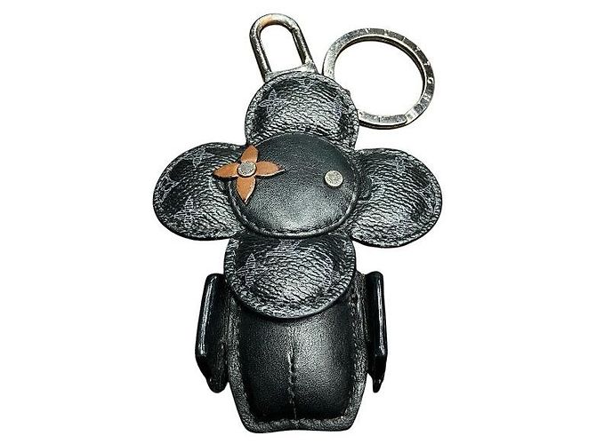 Louis Vuitton Porte Cles Doudou Vivienne Monogram Key Holder Black