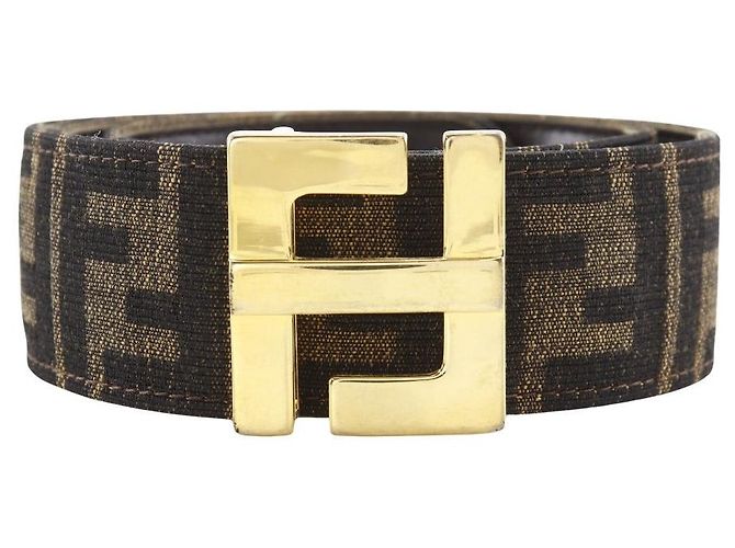 Cinto de lona de nylon Zucca da Fendi