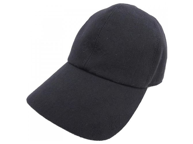 Boné de algodão essencial Monogram Louis Vuitton Preto
