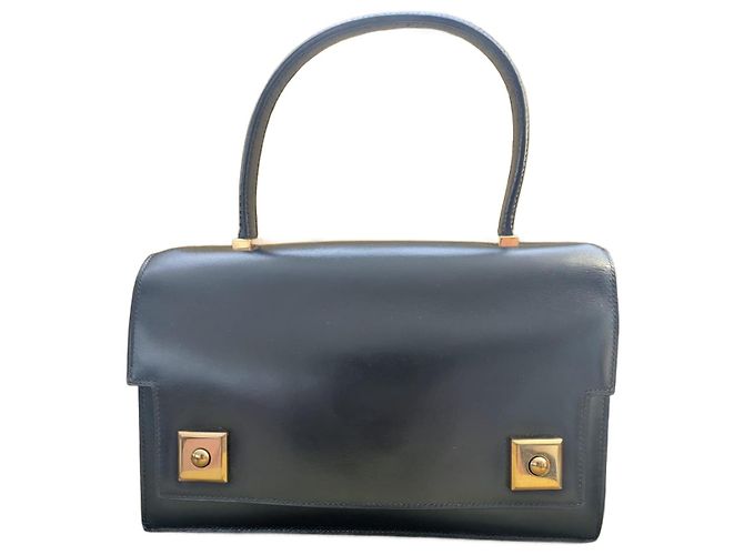 Bolso Hermès Piano Cuir Box Negro