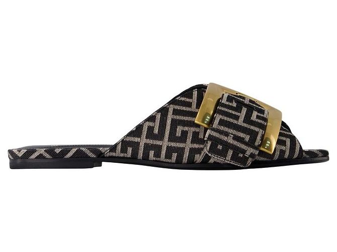 Sandali Anthem - Balmain - Cotone - Nero