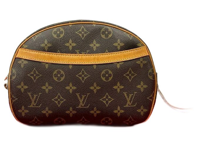 Bolsa de Ombro em Couro Monogram Blois da Louis Vuitton Marrom