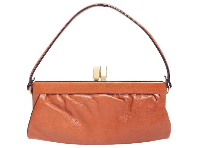 Chloé Mini sac en cuir marron