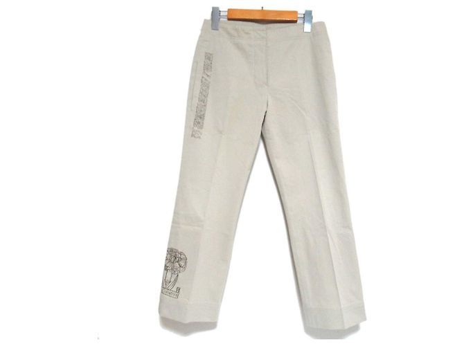 Jil Sander BIZARRE CARNATION Print Stretch Trousers