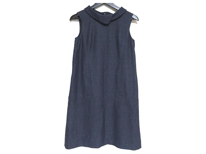 Autre Marque Rene Basic Kleid Blau Marineblau