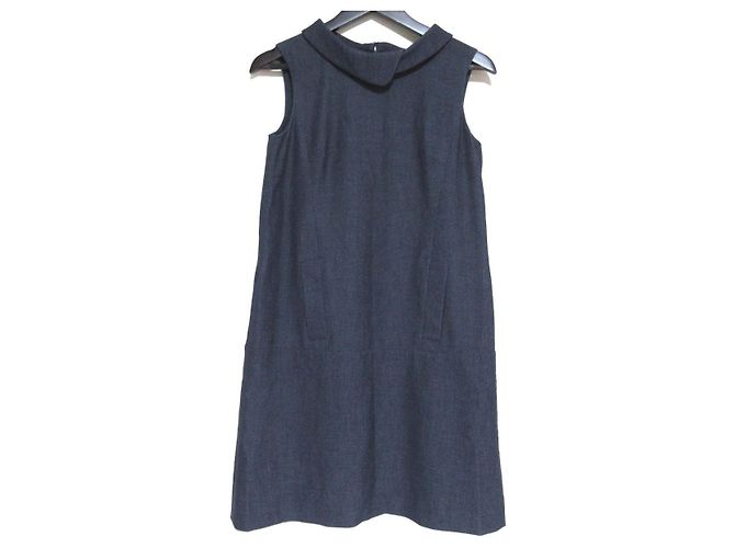Autre Marque Rene basic dress Blue Navy blue