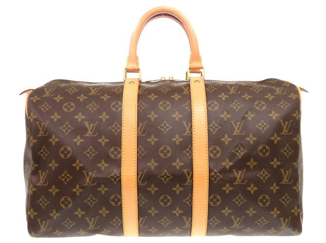 Sac Boston Keepall 45 Monogram Louis Vuitton Marron