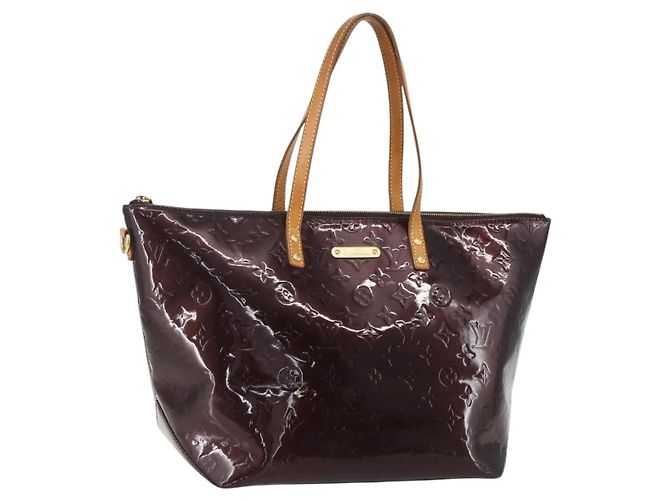 Borsa Bellevue Louis Vuitton Monogram Vernis GM Bordò