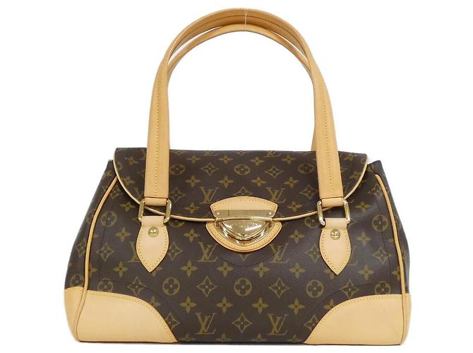 Borsa a Spalla Monogram Louis Vuitton Marrone