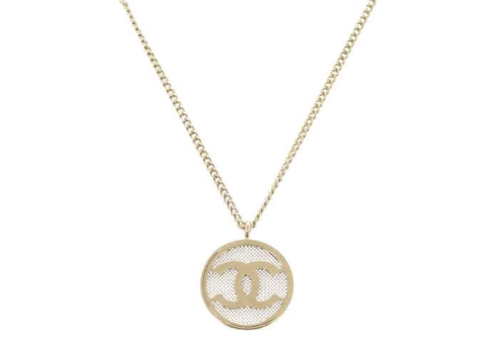 Collana Placcata Oro Chanel Coco Mark D'oro