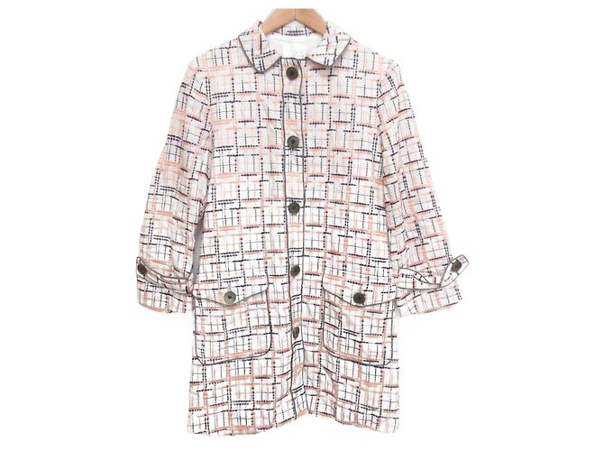 Autre Marque Abrigo midi bordado Sally Scott Beige