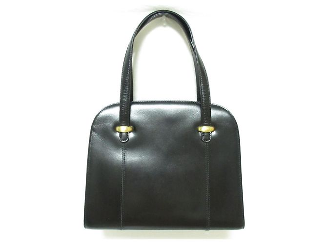 Autre Marque Bolsa de couro Ginza Yoshinoya Preto