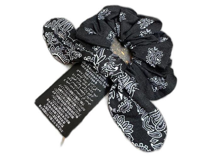 Scrunchie Saint Laurent Nero e Bianco