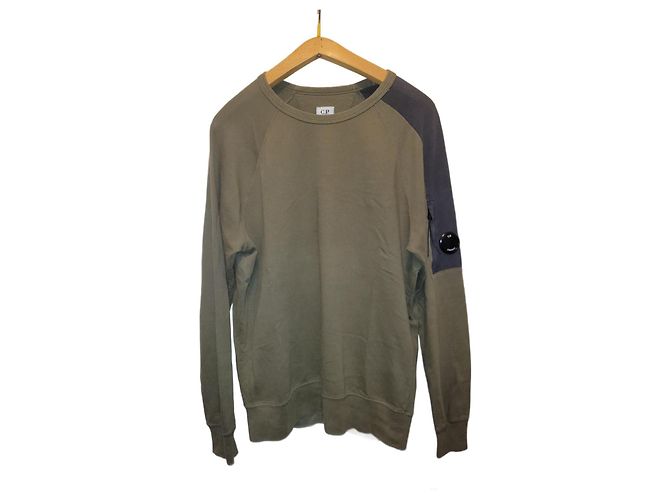 Cp Company Herren Sweatshirt in zwei Farben Khaki