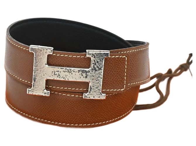 Hermès Hermes Constance Reversible Belt Leather Medium Black