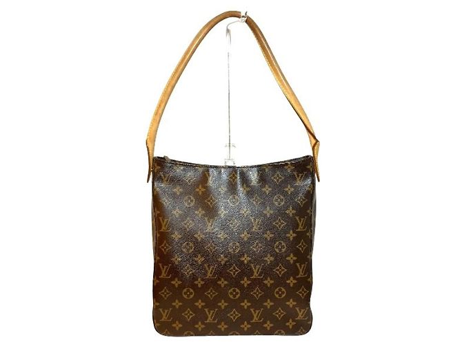 Sac à main Louis Vuitton Monogram Looping GM Marron
