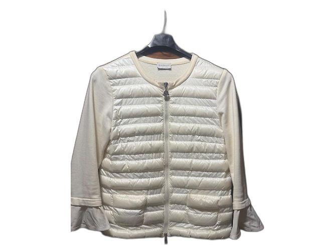 Moncler Jacke Weiß Acetat