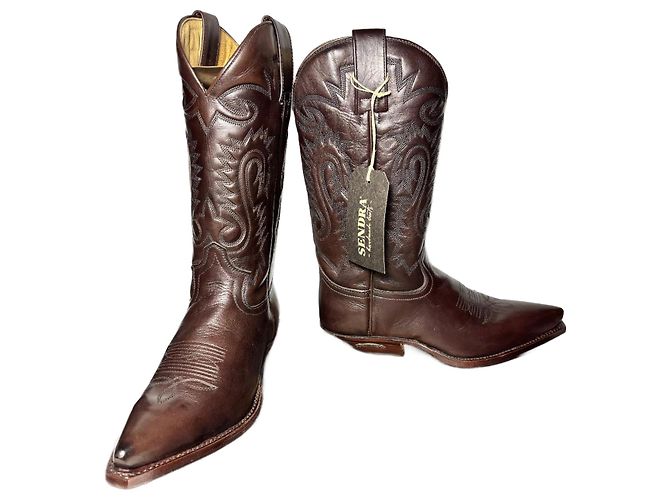 Botas Sendra Marrom Escuro com Pele Castanho escuro